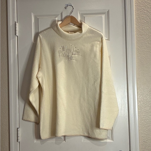 Artisan Sweaters - Artisan Cream Cowl Neck Sweater